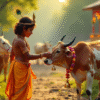 bhagavaan shreekrshn aur gau maata