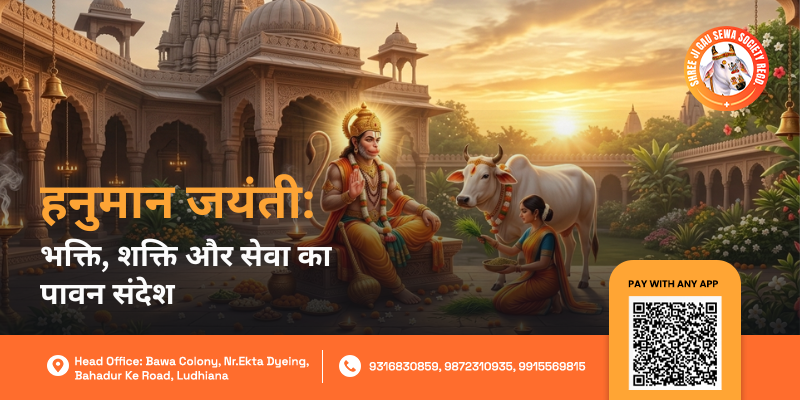 Hanuman Jayanti Gau Seva